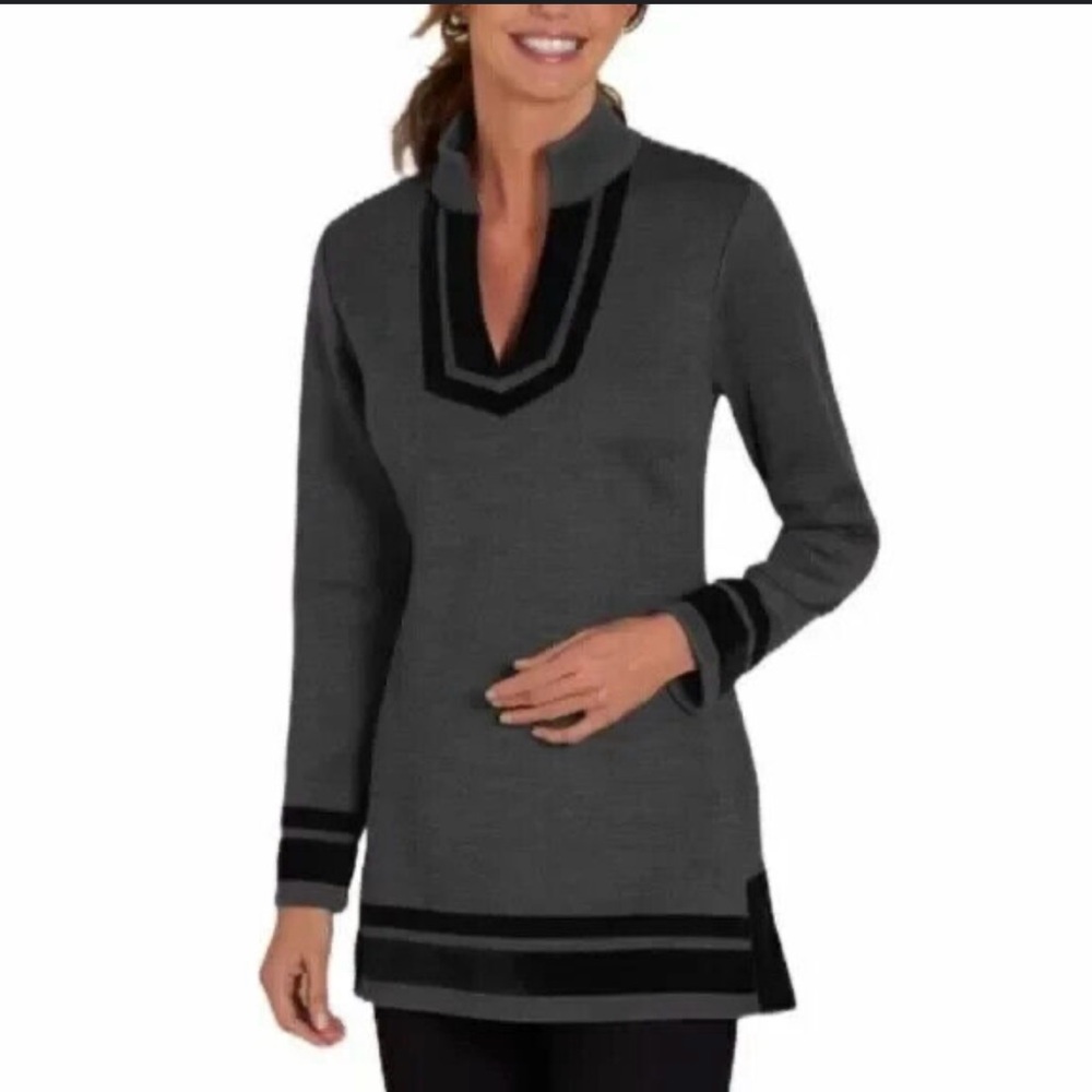 NWOT Soft Surroundings Womens Tunic Top Runway ~ SIZE LARGE